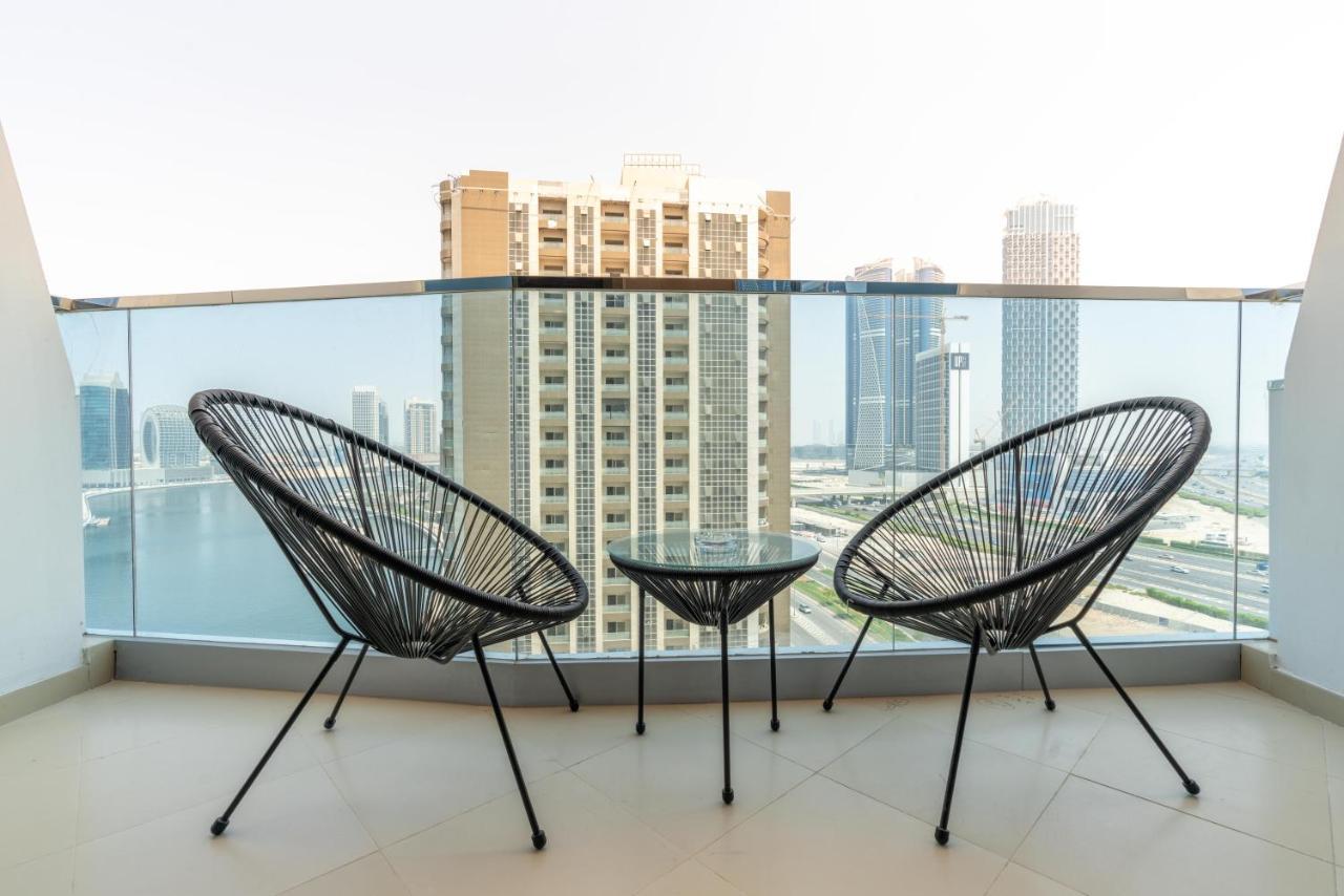 Exclusive Globalstay Apartments In Business Bay Free Parking & More! Dubai Luaran gambar