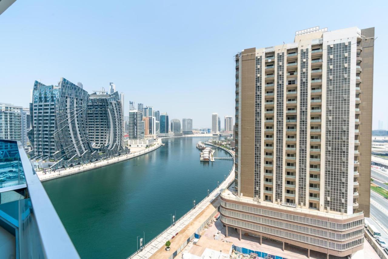 Exclusive Globalstay Apartments In Business Bay Free Parking & More! Dubai Luaran gambar