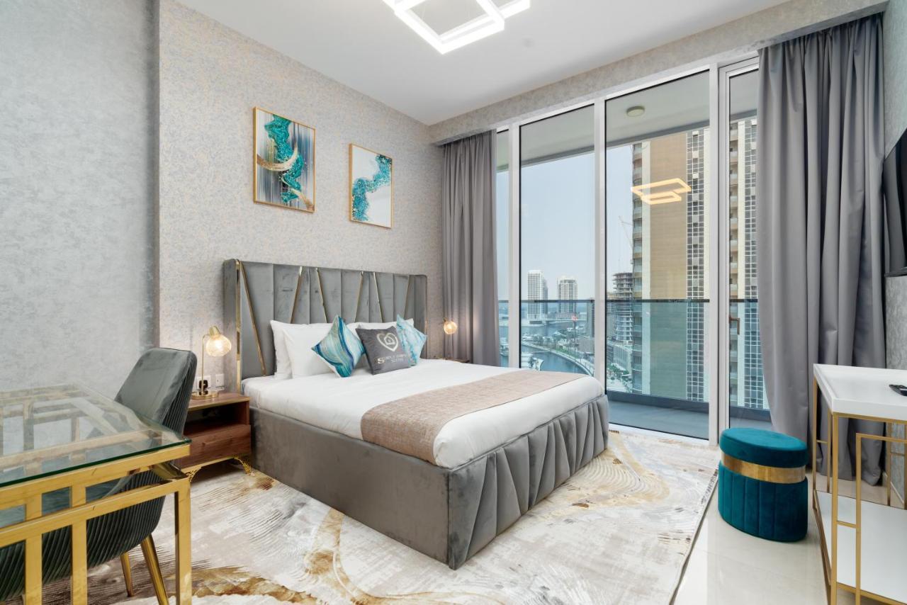 Exclusive Globalstay Apartments In Business Bay Free Parking & More! Dubai Luaran gambar