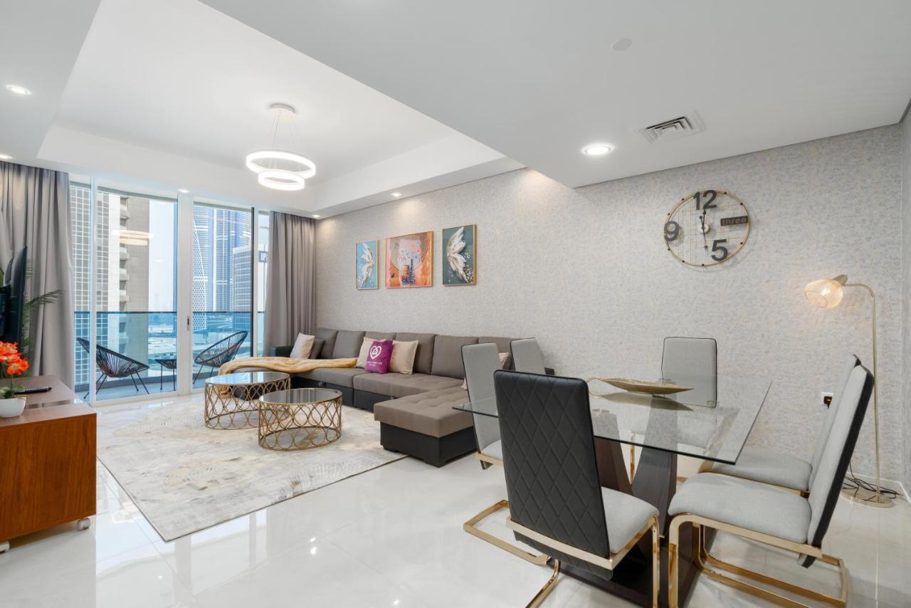 Exclusive Globalstay Apartments In Business Bay Free Parking & More! Dubai Luaran gambar