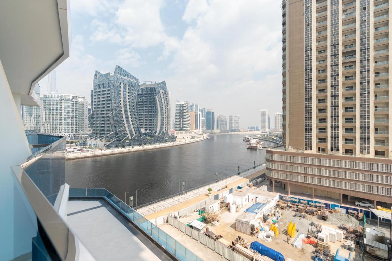 Exclusive Globalstay Apartments In Business Bay Free Parking & More! Dubai Luaran gambar