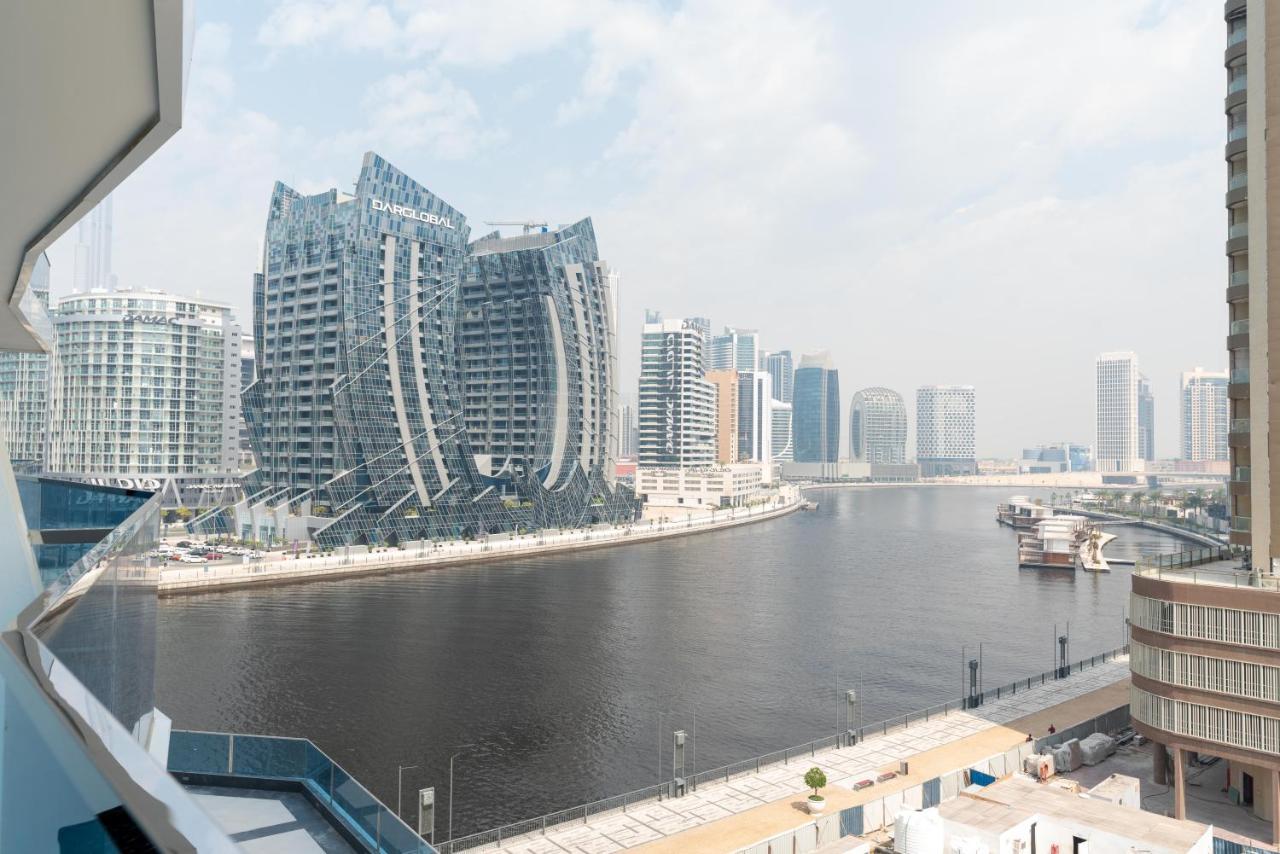Exclusive Globalstay Apartments In Business Bay Free Parking & More! Dubai Luaran gambar